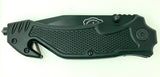 Metropolitan Police Anodized Black Rescue Knife