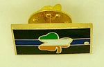 Thin Blue Line Flag Pin with Shamrock