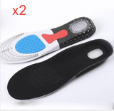 Sports insole breathable shock absorption thickening heel silicone mat
