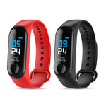 Hot M3 Smart Bracelet Color Screen Waterproof Fitness Tracker Smart Watch Men Android Heart Rate Monitor Women Smart Band