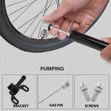Mini Bicycle Pump Portable Light Aluminum Alloy Bike Pump Air Pump Mountain Cycling Tire Gas Needle Inflator