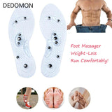 1Pair Shoe Gel Insoles Feet Magnetic Therapy