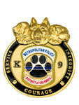 Metropolitan Police D.C. K9 Challenge Coin