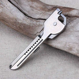 R&BK 6 in1 Stainless Steel Multi tool Keychain Knife